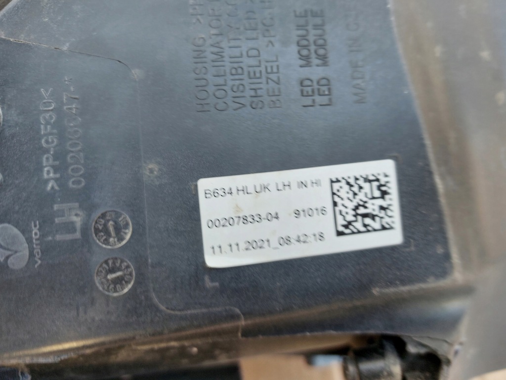 фото №13, Лампа левая перед bentley continental gt 21r uk