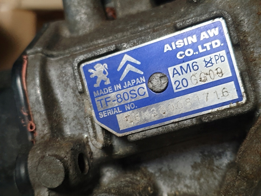 фото №10, Citroen c6 i 06r 2.7 hdi коробка передач передач автоматическая коробка передач 20gg09 tf-80sc