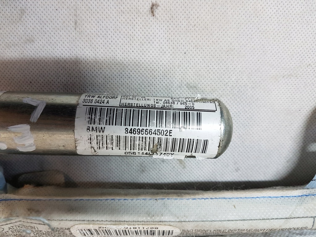 фото №5, Шторка безпеки подушка ліва права подушка безпеки bmw e90