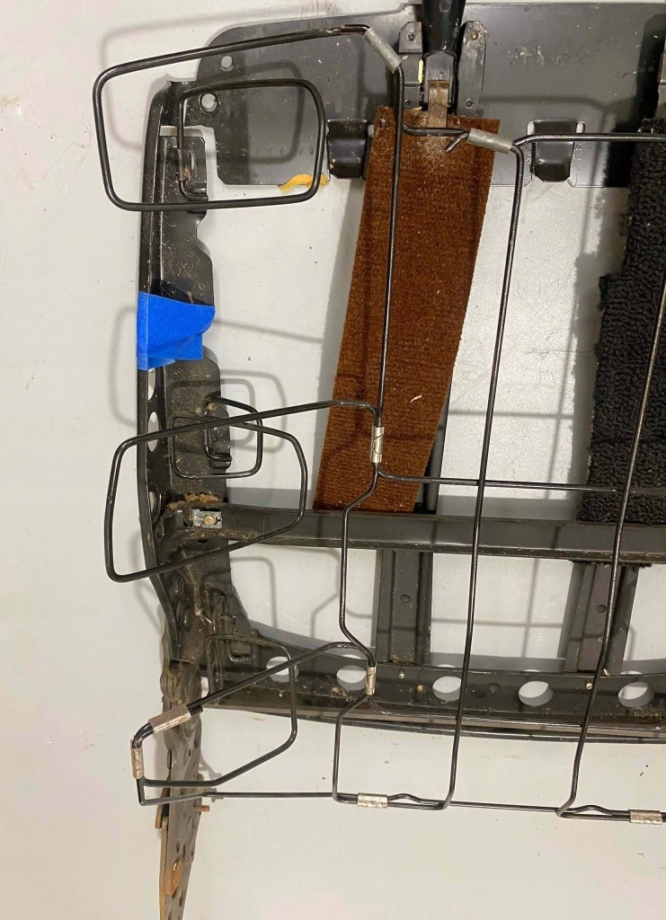 Mercedes-benz c123 coupe каркас спинка сидіння пасажира 1-seria Ціна