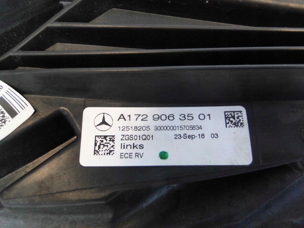 фото №16, Mercedes slc r172 172 лампа левая led карбон