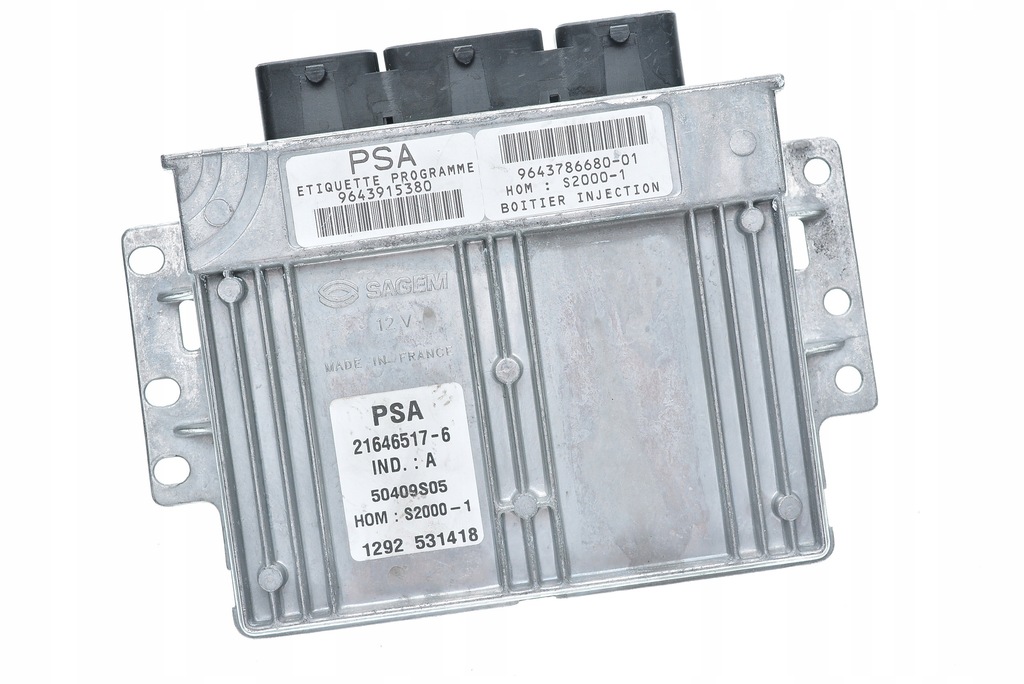 фото №1, Бортовой компьютер citroen c5 1.8 9643915380 9643786680