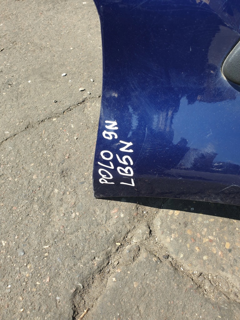 фото №12, Бампер задняя задний vw polo 9n код лакокрасочного покрытия lb5n