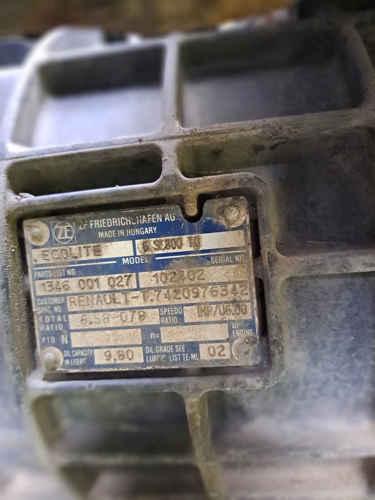 фото №2, Коробка передач передач renault midlum dxi volvo fl zf ecolite 6s800 to