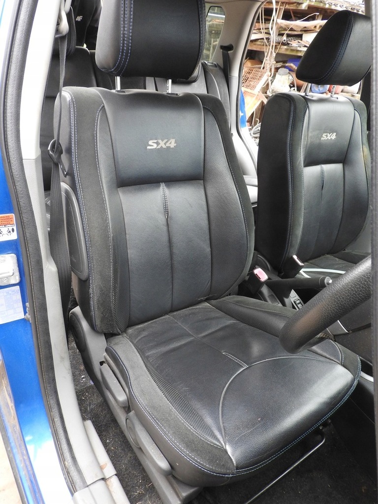 фото №7, Suzuki sx-4 sx4 сидіння правий лівий перед заднє сидіння задня комплект обшивки шкіра