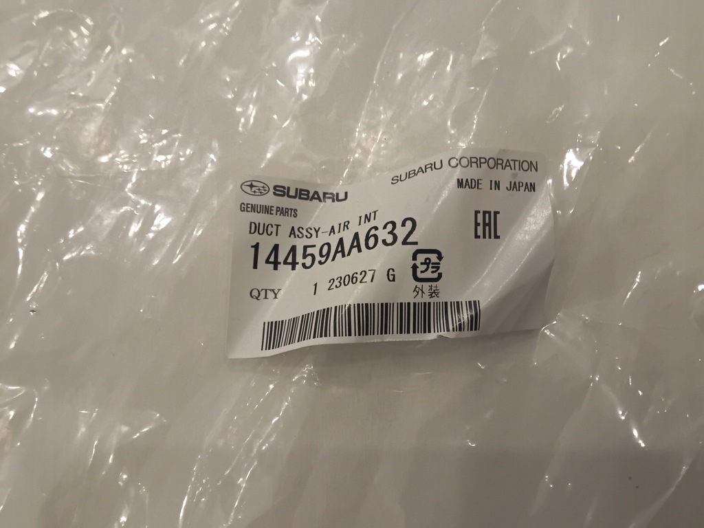 фото №9, Subaru impreza outback legacy шланг труба interkoolera turbo