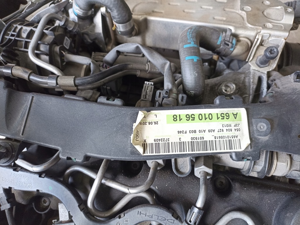 фото №10, Двигатель kompletny 651930 mercedes w156 gla w117 cla w176 2.2 cdi