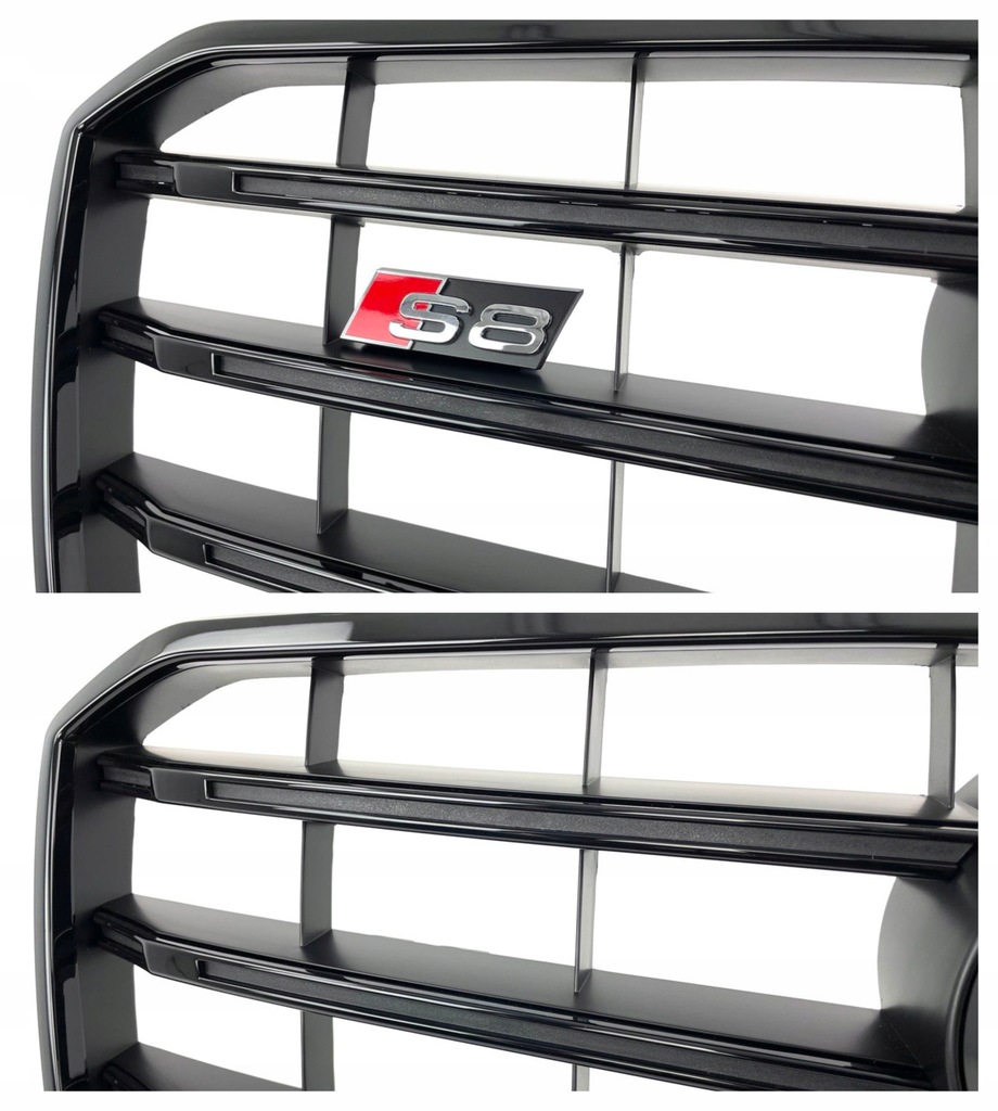 фото №11, Audi a8 s8 d4 lift 2014-2017 решётка радиатора решётка радиатора shadow line