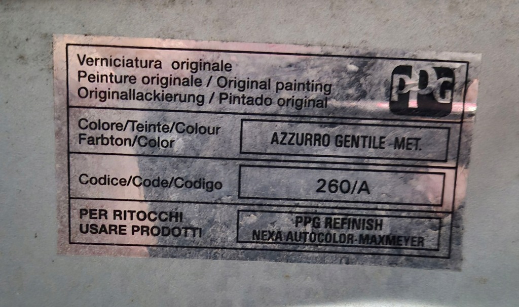 фото №11, Капот крышка багажника крышка передняя двигателя fiat croma 2 серебристая 260/a