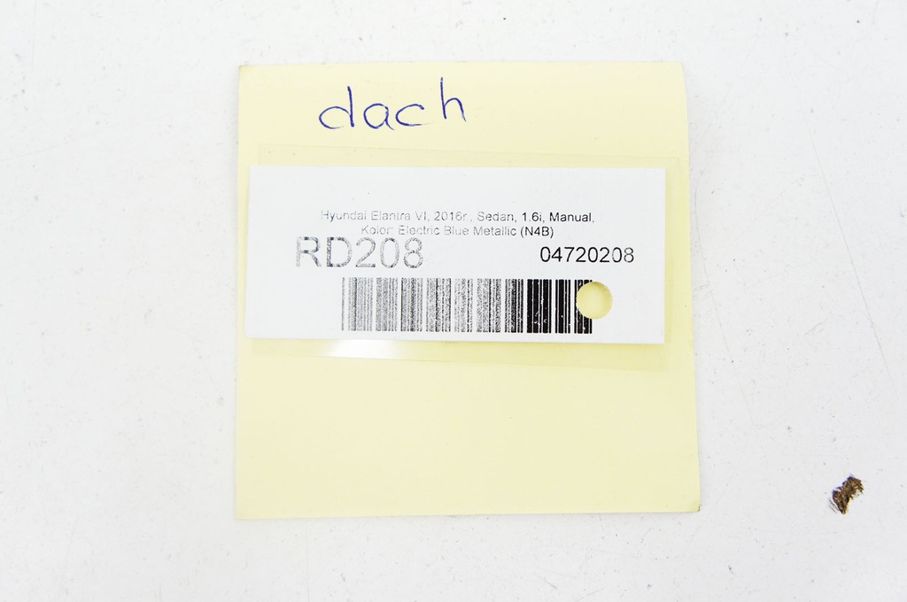 фото №7, Rd208 hyundai elantra vi дах electric blue металік n4b sedan