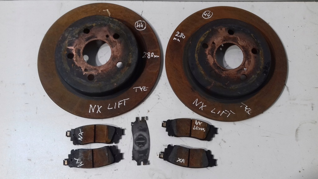 фото №1, Диск гальмівна гальмівні колодки lexus nx задні 2017-