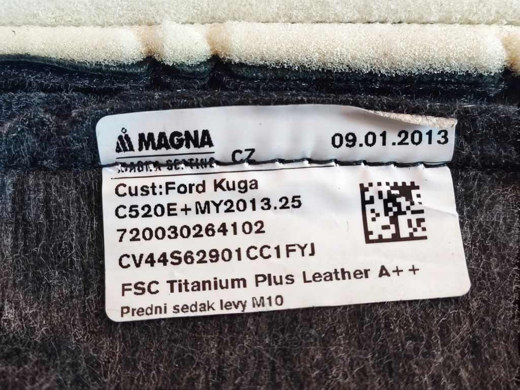 фото №6, Kuga mk2 сиденье сиденье lewego кожа сиденье левый