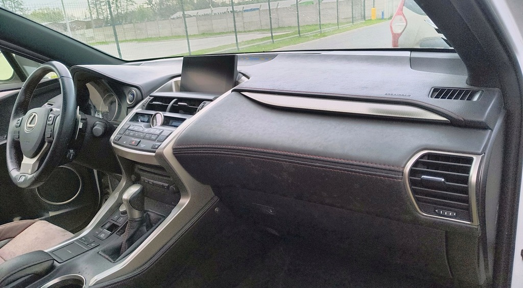 фото №13, Бампер задний нижний низ dół диффузор камера pas четверть lexus nx i f-sport