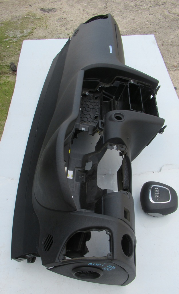 фото №7, Audi q7 4l консоль приборная панель подушка водителя