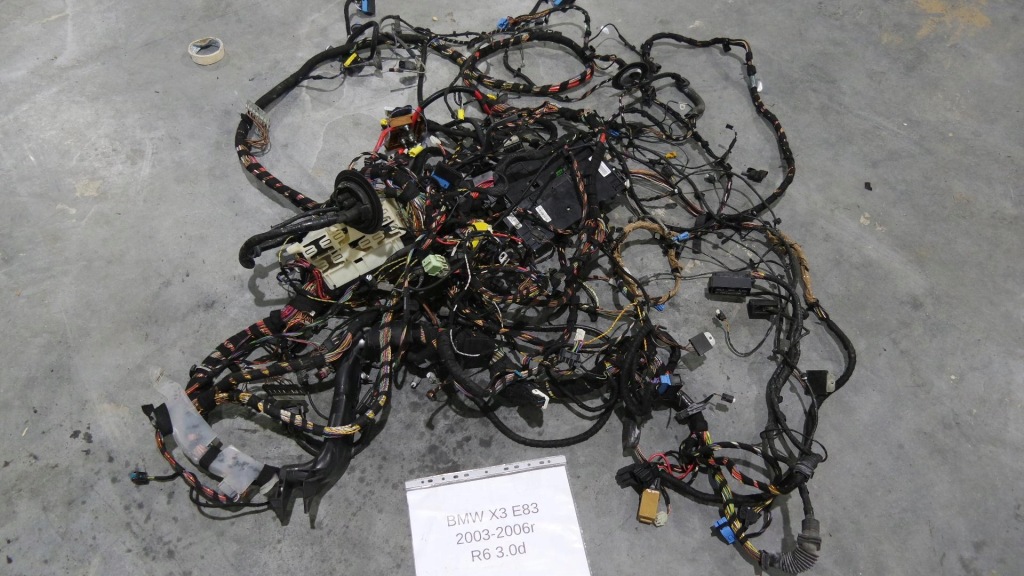 фото №1, Джгут електропроводка bmw x3 e83 3.0 d r6 mr20040302