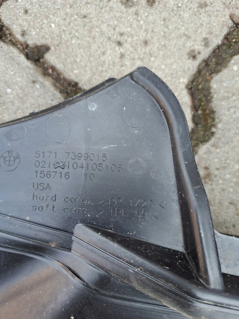 фото №8, Bmw g01 g02 жабо захист крила лампа 7399015