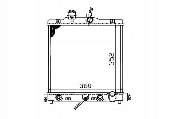 фото №14, Радиатор wody honda civic v vi hr-v