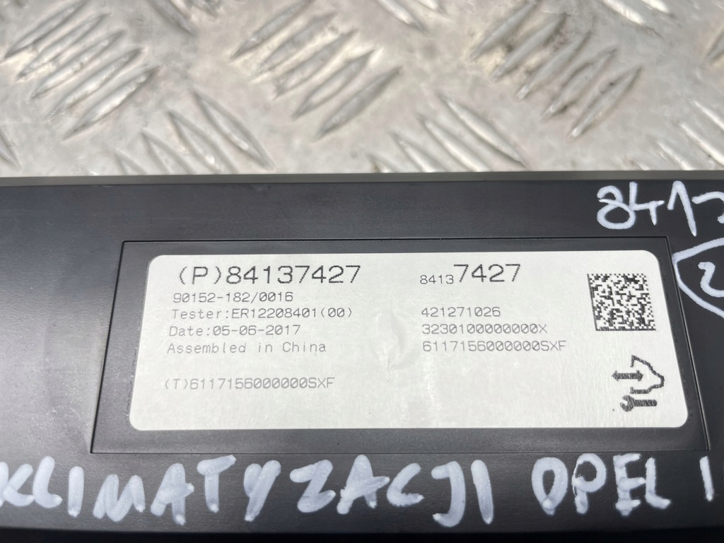 фото №6, Opel insignia b блок управления модуль обдув кондиционера 84137427