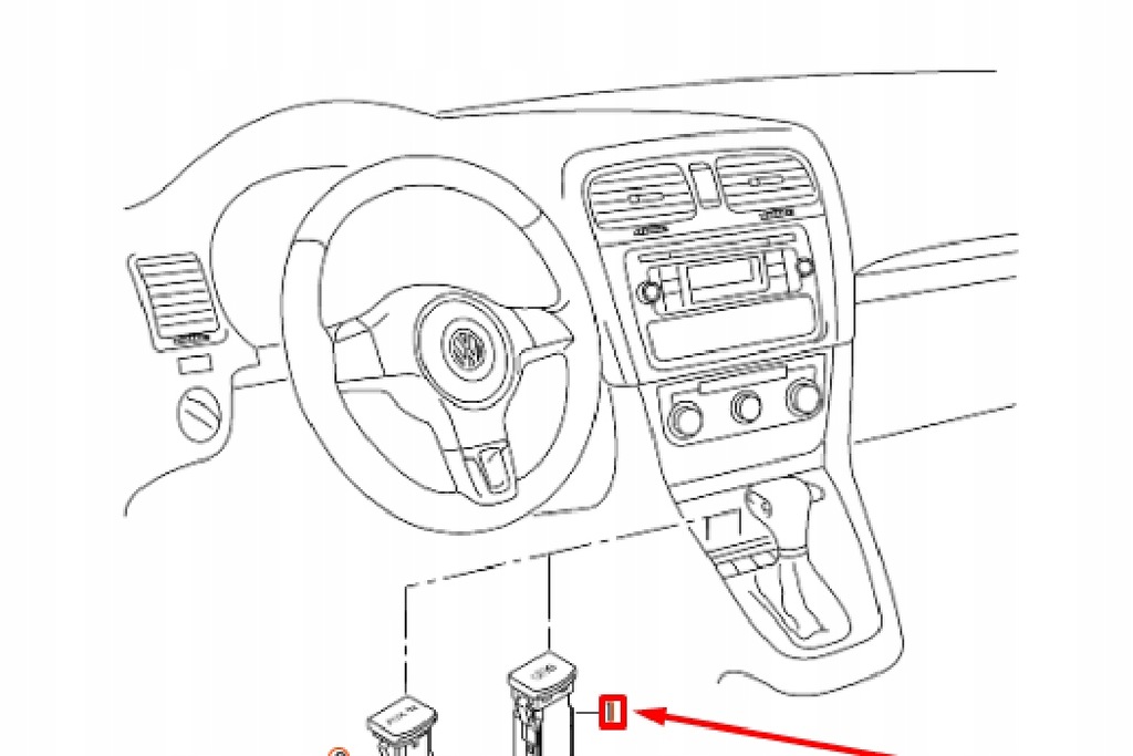 фото №10, Разъём usb volksvagen polo 6c с крышка nowe оригинальные 6c0035249b