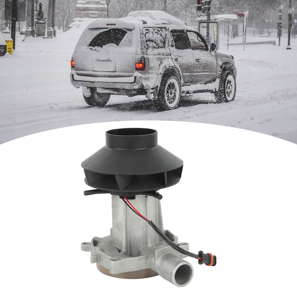 фото №14, Двигун вентилятор обігрівача габаритний 12v 2kw