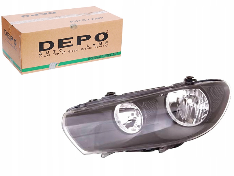 фото №1, Depo фара лампа передня vw scirocco 2.0 r 1