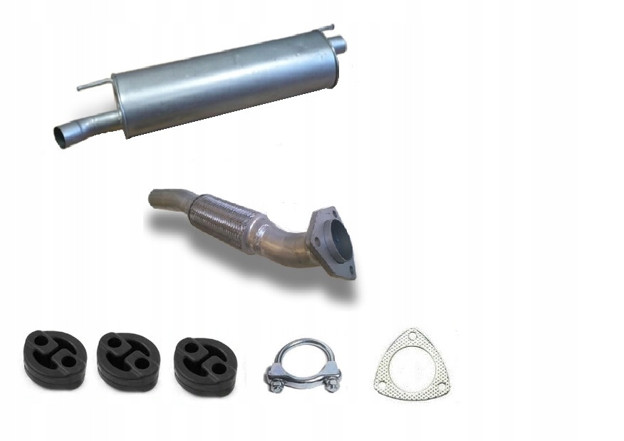 фото №1, Глушники kpl nissan cabstar 2.5 dxi 96kw od 2007 гасник труба