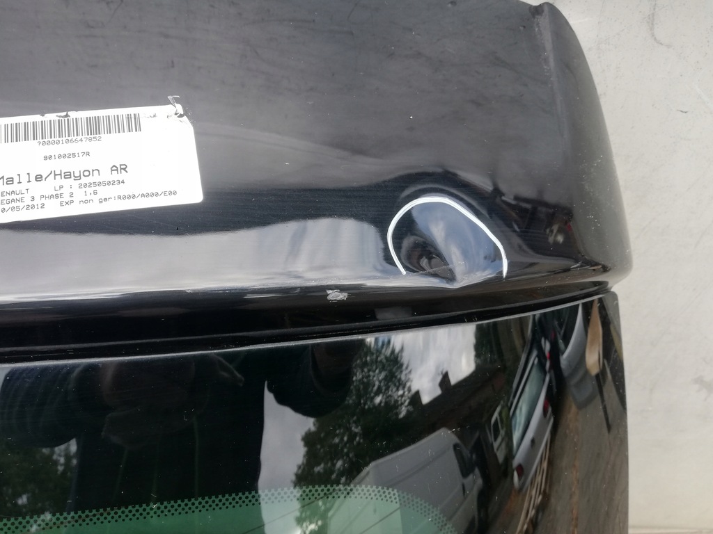 фото №2, Задня кришка багажника renault megane iii 09- hb