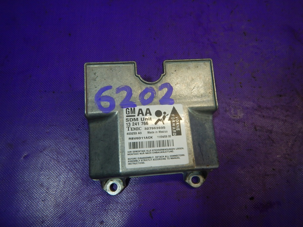 фото №1, Opel zafira b 1,8 датчик модуль подушка безпеки 13241766