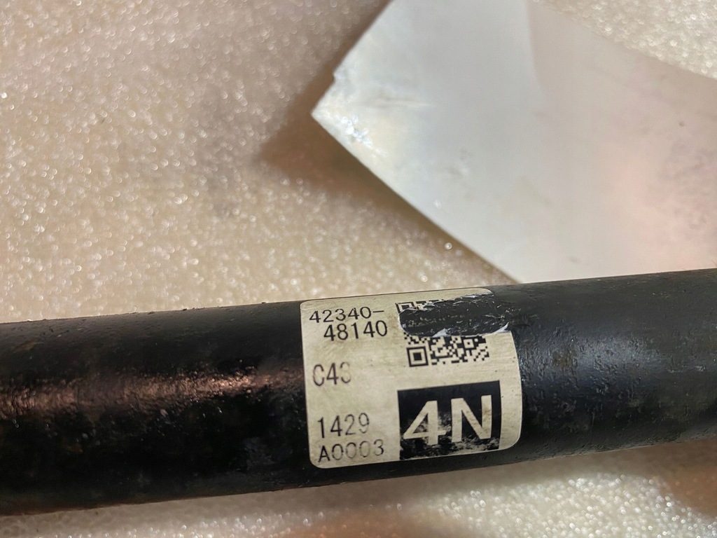 фото №2, Lexus rx 450h 2020 привідний вал задня