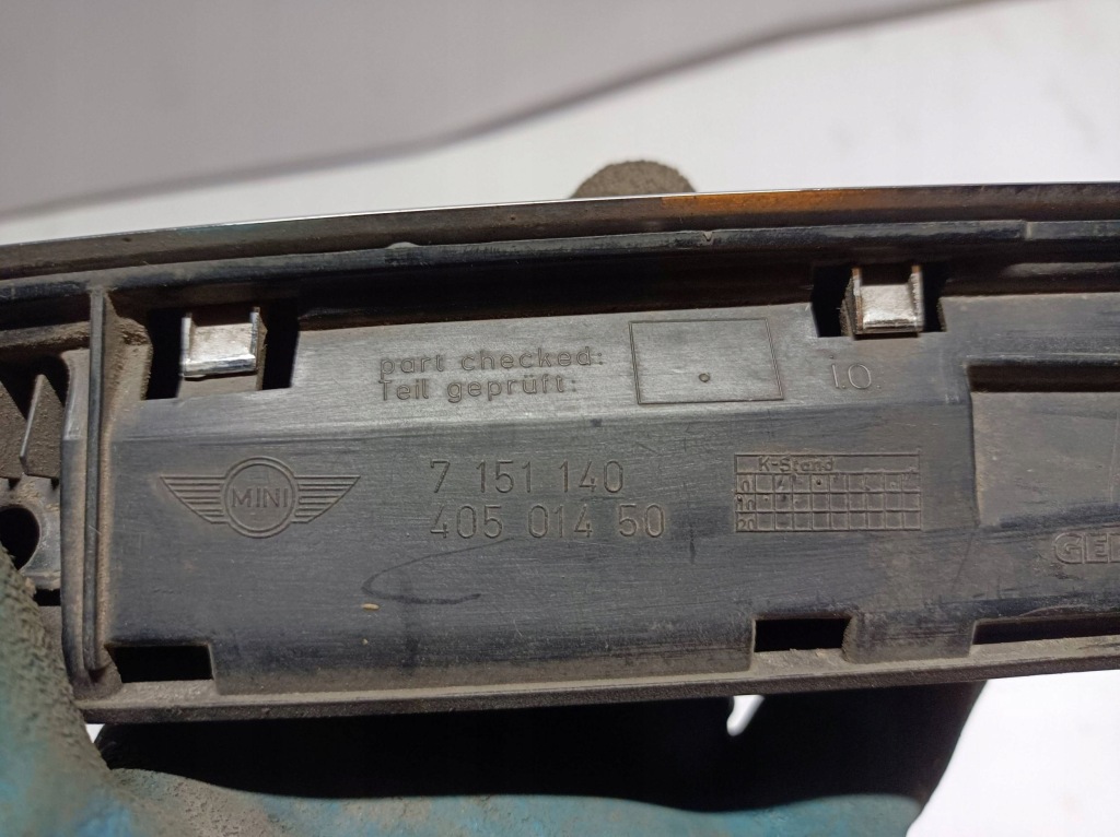 фото №7, Накладка кришки освітлення номерного знака mini one - cooper coupe r56 r57 7151140