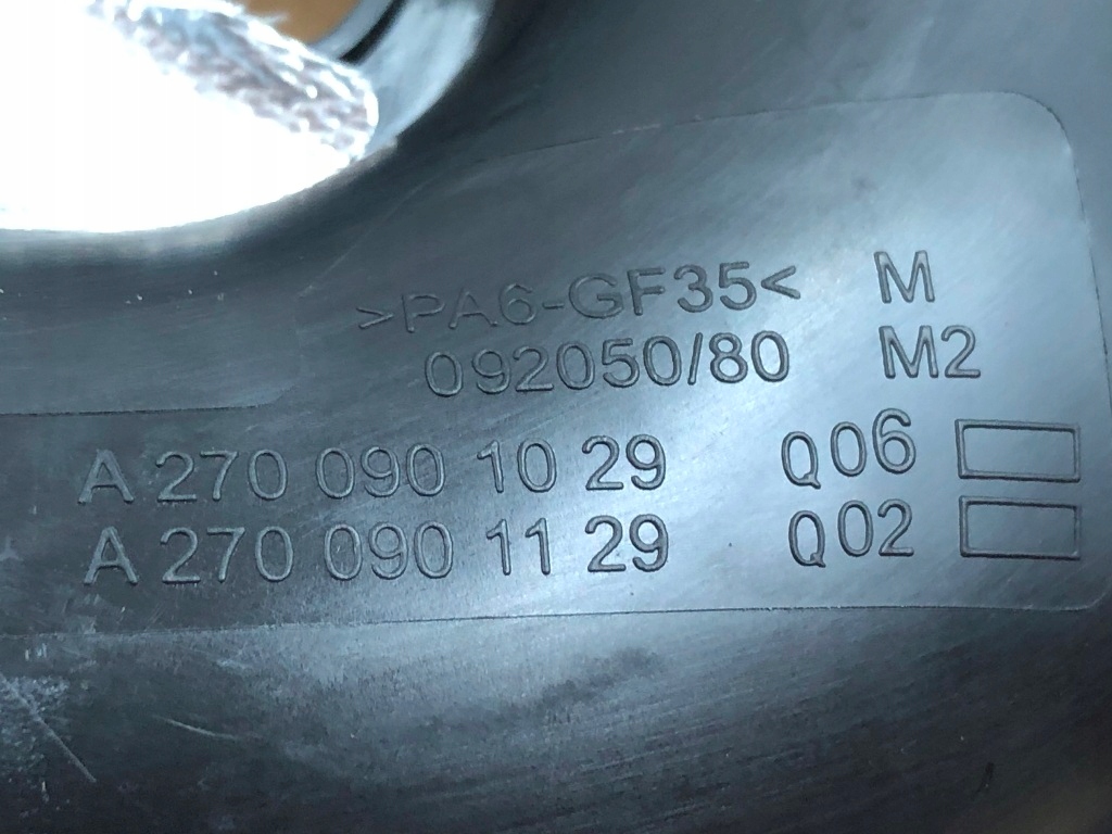 фото №13, Труба турбонагнетателя a2700901029 do mercedes a w176 b w246 cla c117 gla x156