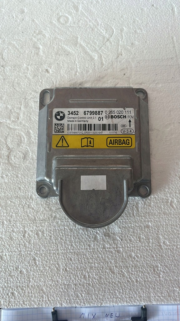 фото №1, Модуль датчик подушка безпеки 6799887 bmw 5 f10