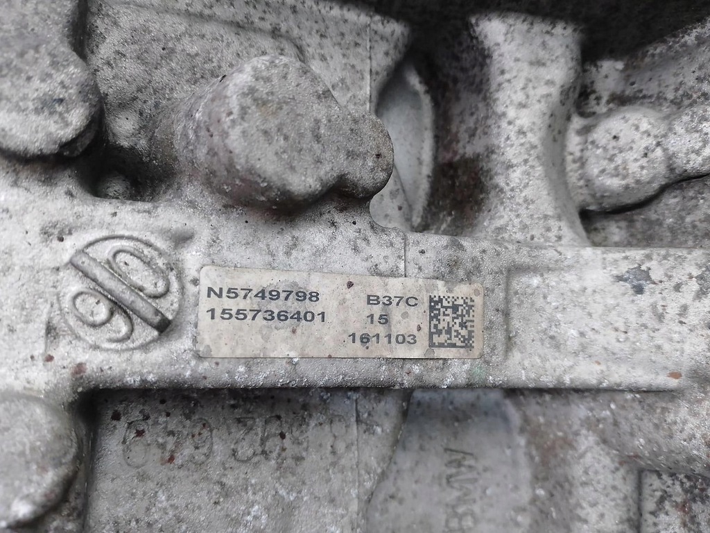 фото №11, Двигун bmw f46 gran tourer 15-17 b37c15 1.5 d 216d