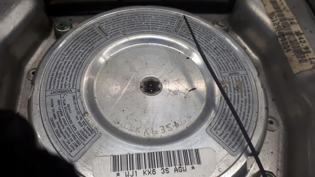 Подушка безопасности водителя mercedes slk 2001r Недорого