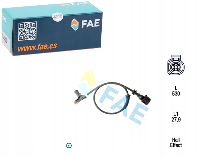 фото №1, Датчик, швидкість обертова колеса fae 78295