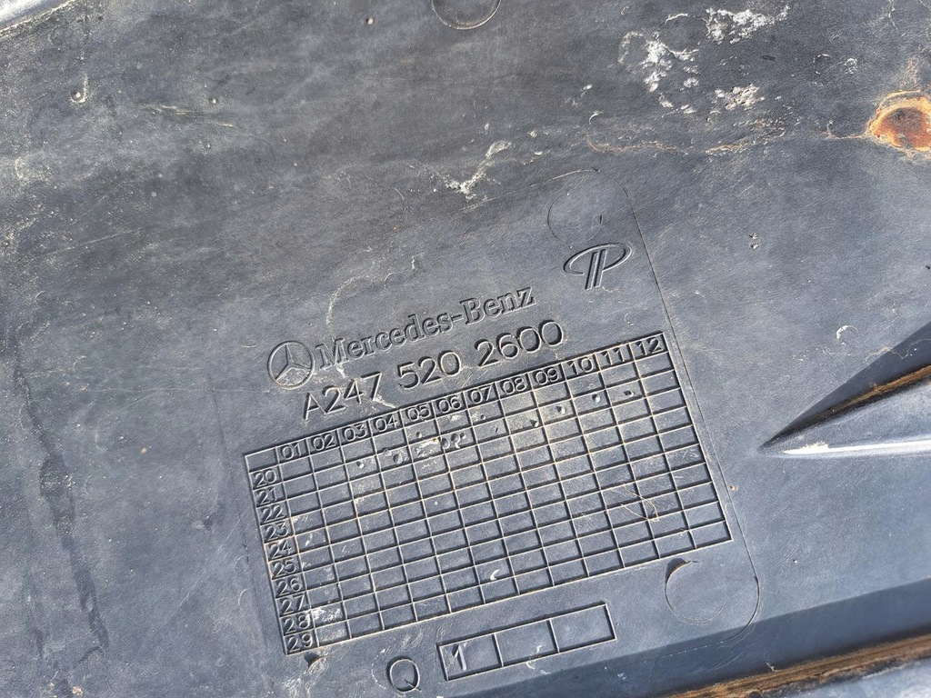 фото №5, Mercedes w247 b-klasa захист плита pod двигун dół