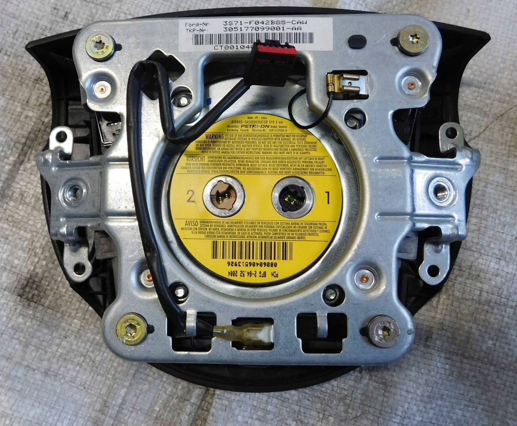 фото №8, Ford mondeo mk3 повітропровід подушка повітряна