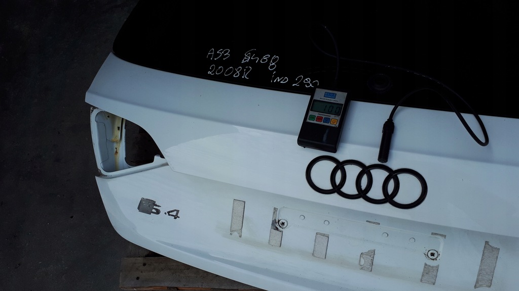 фото №5, S4 b8 кришка багажника багажника скло as3 08r kombi ly9c