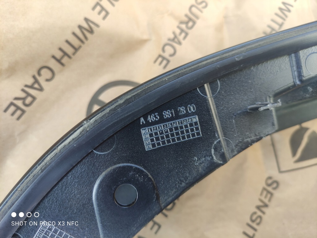 фото №4, Mercedes w463 молдинг крила a 463 881 28 00