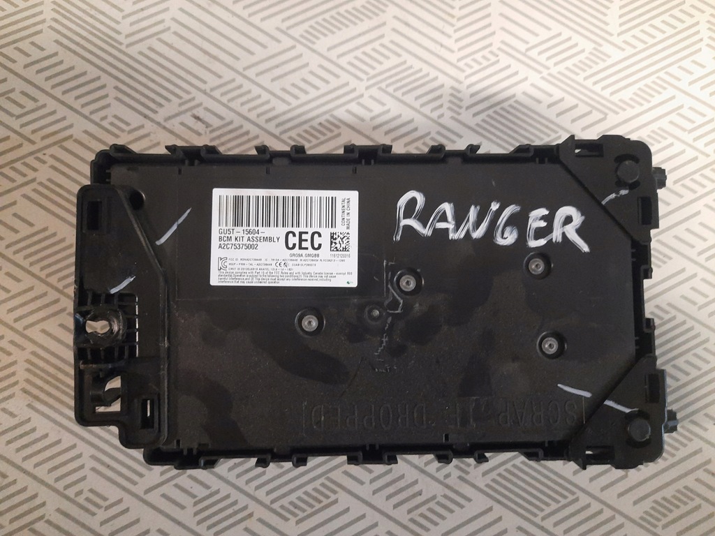 фото №1, Коробка модуль ford ranger iv gu5t-15604-cec