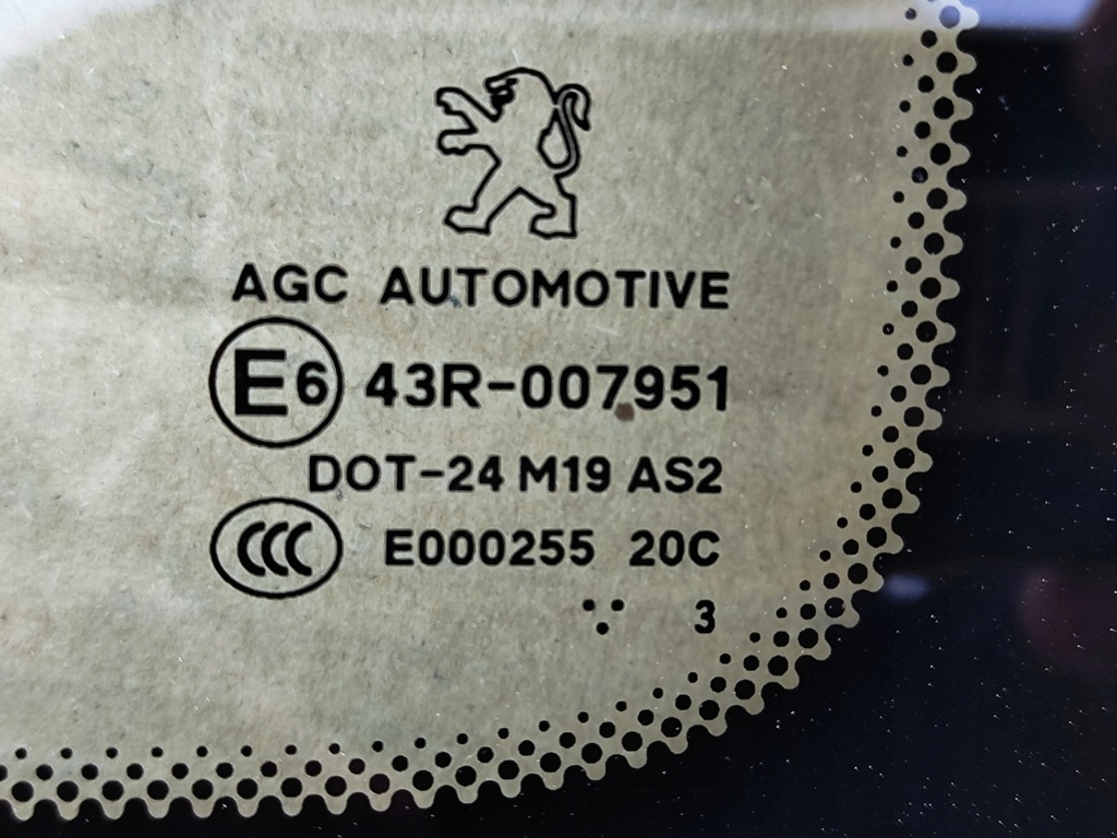 фото №7, Peugeot 5008 2013r стекло правый задняя 9686502880