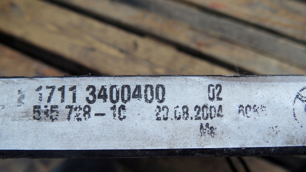 фото №9, Bmw x3 e83 04r радиатор кондиционера 3400400 58572810