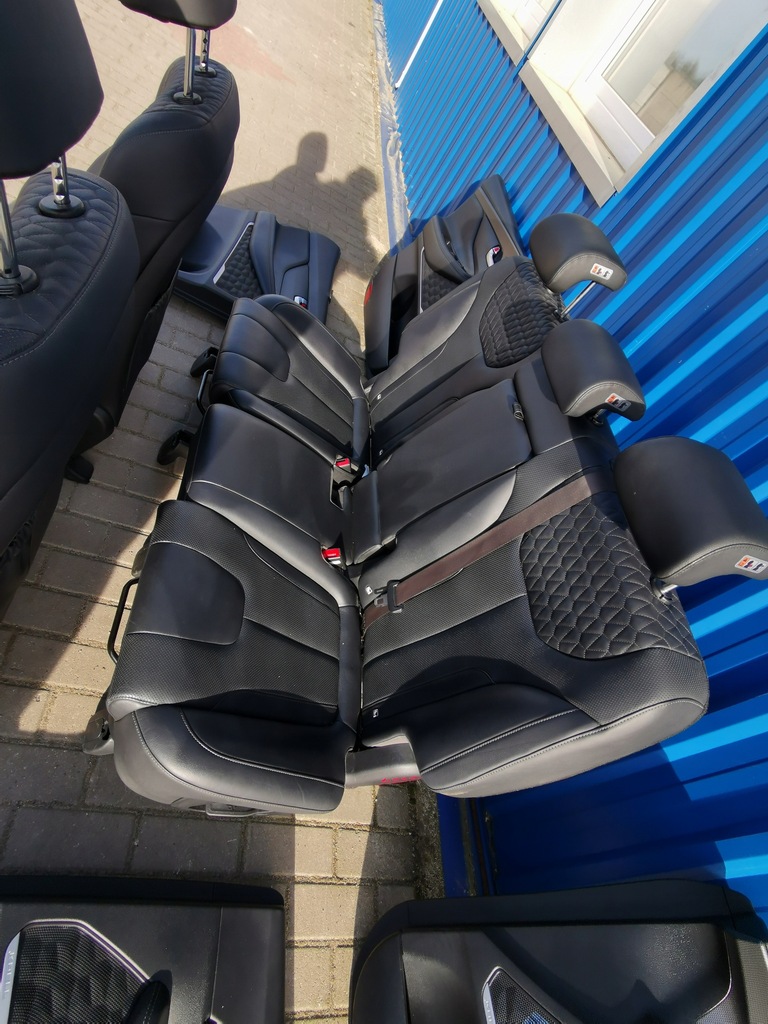 фото №6, Hyundai santa fe iv комплект сидінь шкіра сидіння заднє сидіння обшивки