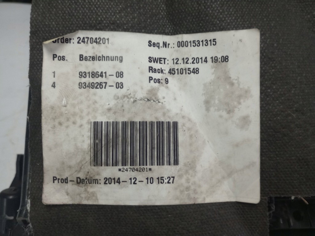 фото №9, Bmw seria 2 f45 f46 2014 бардачок пассажира 9318641 europa