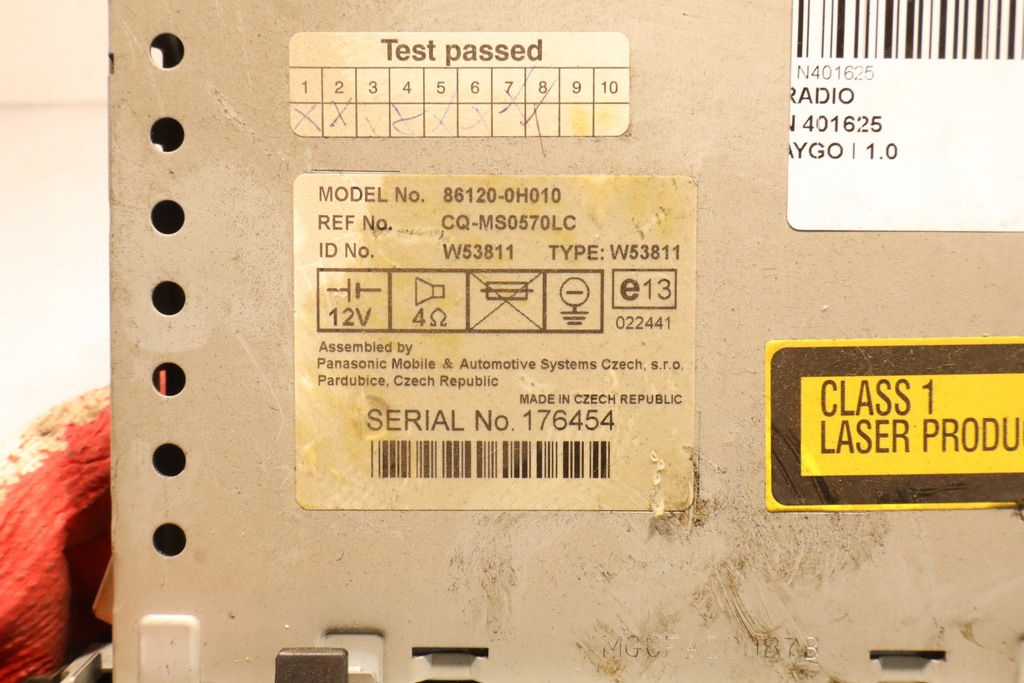 фото №8, Радіо toyota aygo i