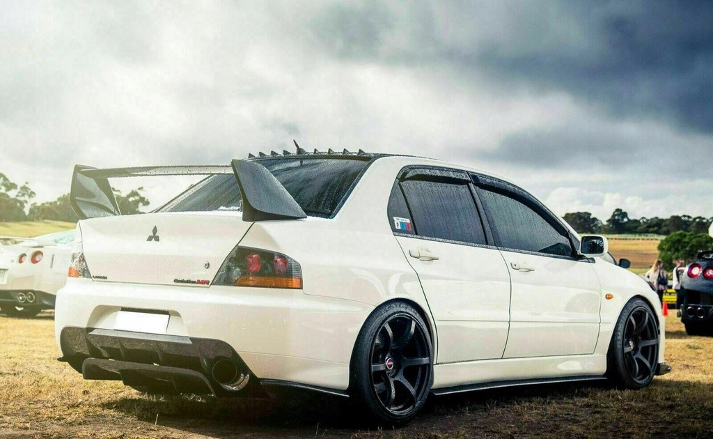фото №7, Mitsubishi lancer evo vii viii ix спойлер спойлер evo look легкий с abs!