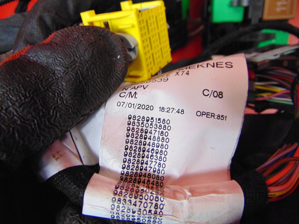 фото №8, Citroen ds7 hybrid crossback электропроводка жгут электрическая салона