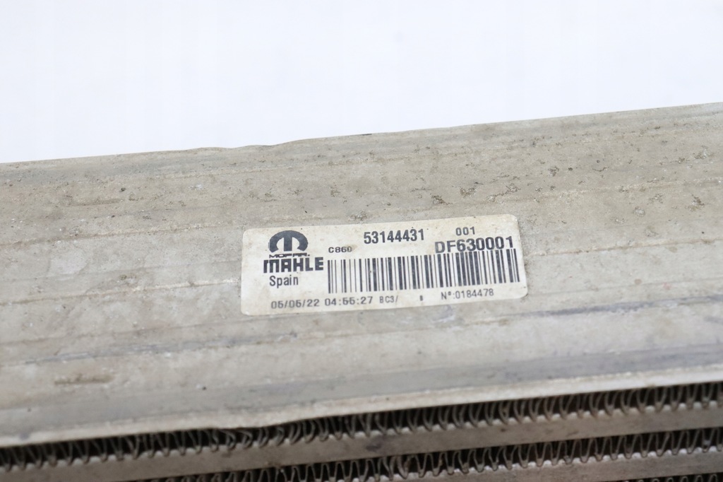 фото №7, Интеркулер радиатор воздуха fiat ducato boxer jumper j-504