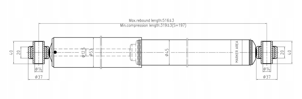 Амортизатор optimal a-3714g sprinter / crafter Доставка