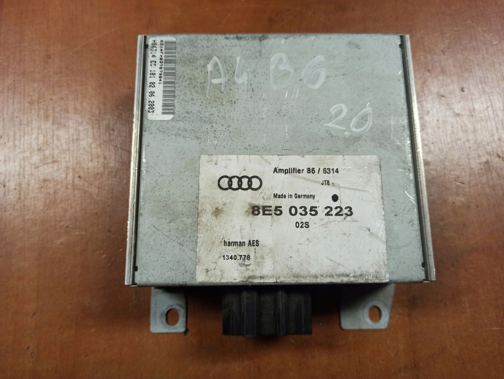 фото №1, Підсилювач audi 8e5035223 harman
